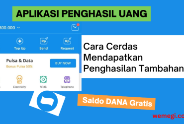 aplikasi penghasil uang ke saldo dana 300rb